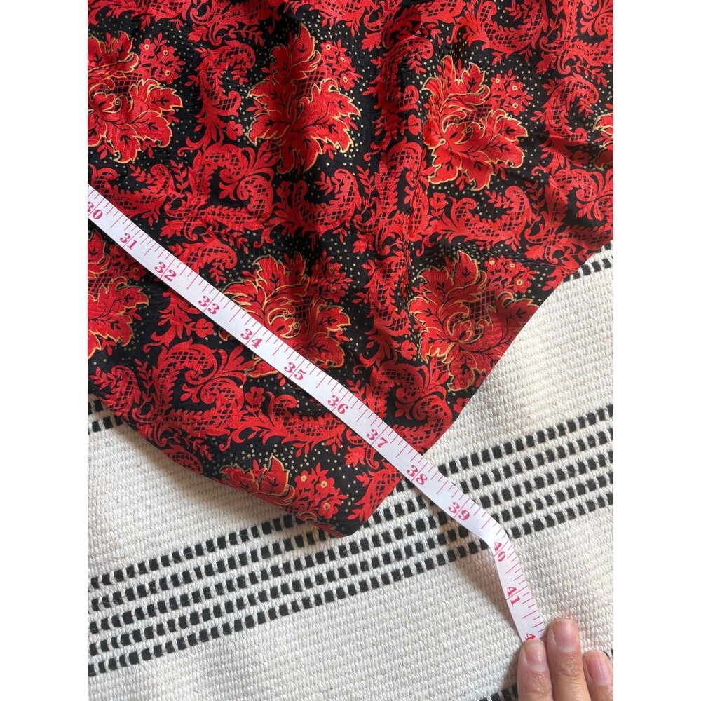 80/90s Saks Fifth Avenue 10 SILK Vintage Richie Freeman for Teri Jon Smock Dress - Picture 9 of 9